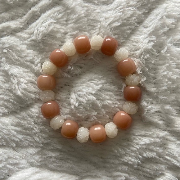 Handmade bodhi seeds / beads meditation bracelet - Picture 3 of 10